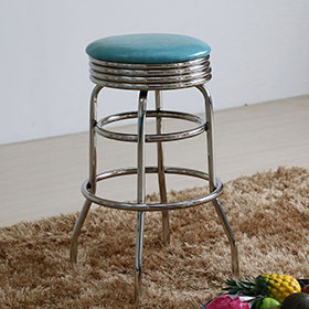Turquoise round steel frame with footer 1960s kitchen retro bar stools,gross turquoise round steel frame kitchen retro 1960s bar stools