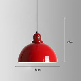 1950s diner furniture pendant light R-8932-American retro diner round 1950s pendant lights, retro diner midcentury half circle iron wire red/green pendant lights