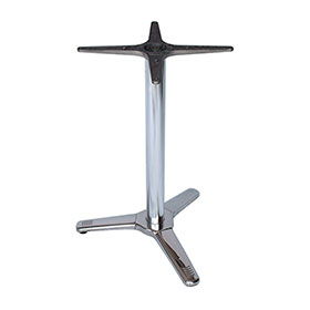1950s retro formica diner table legs R-8995-Hotsale chrome steel tripod base midcentury american diner table legs R8995, sliver chrome tripod base fifties restaurant retro table legs