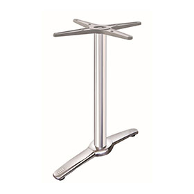 1950s retro formica diner table legs R-8996-High quality chrome steel T shape american cafeteria retro table legs R8996, gloss chrome T shaped 1950's retro cafeteria table legs