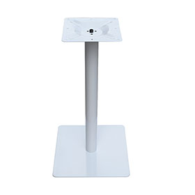 1950s retro formica diner table legs R-8999-Customize white painting iron square base american 50s diner table legs, 45*45cm iron with white painting restaurant square table legs