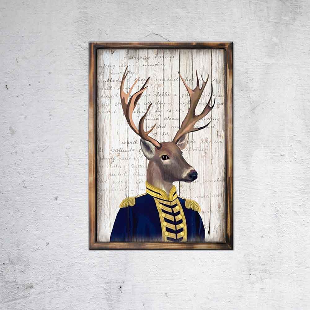 American diner animal mural decor, design MDF retro 1950s diner deer/giraffe/rabbit wall painting decoration,classic 1950s retro diner decor design R-89061