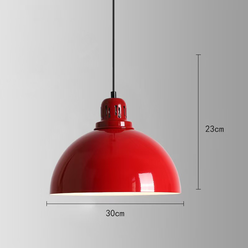 American retro diner round 1950s pendant lights, retro diner midcentury round iron red/green pendant lights ,American 1950s retro diner pendant lights R-8932