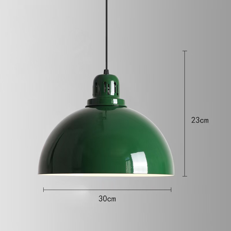 American retro diner round 1950s pendant lights, retro diner midcentury round iron red/green pendant lights ,American 1950s retro diner pendant lights R-8932