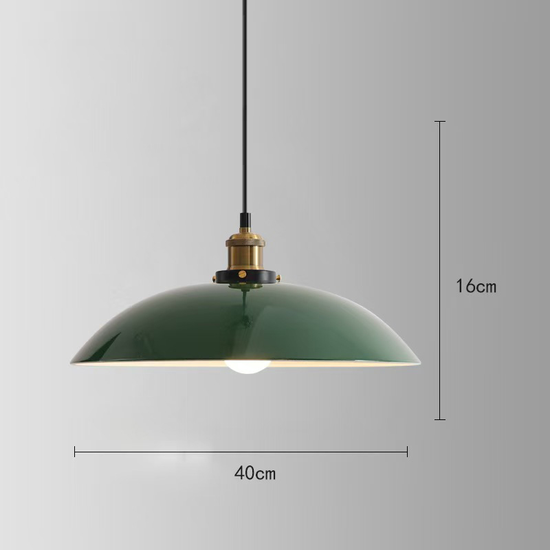 Red/green round iron american retro diner pendant lights, colorful 1950s restaurant iron round pendant lights
,American 1950s retro diner pendant lights R-89392