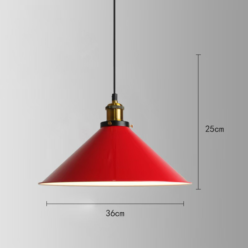 Red/green triangle style with copper top with wire retro diner pendant lights
,American 1950s retro diner pendant lights R-8946