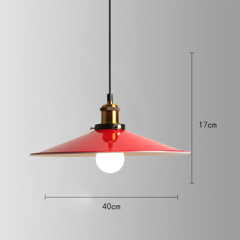 Red/green cap style with copper top with wire simple retro diner pendant lights
,American 1950s retro diner pendant lights R-8947