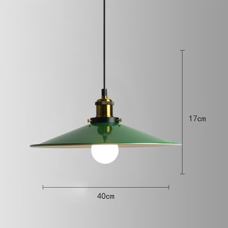 Red/green cap style with copper top with wire simple retro diner pendant lights
,American 1950s retro diner pendant lights R-8947