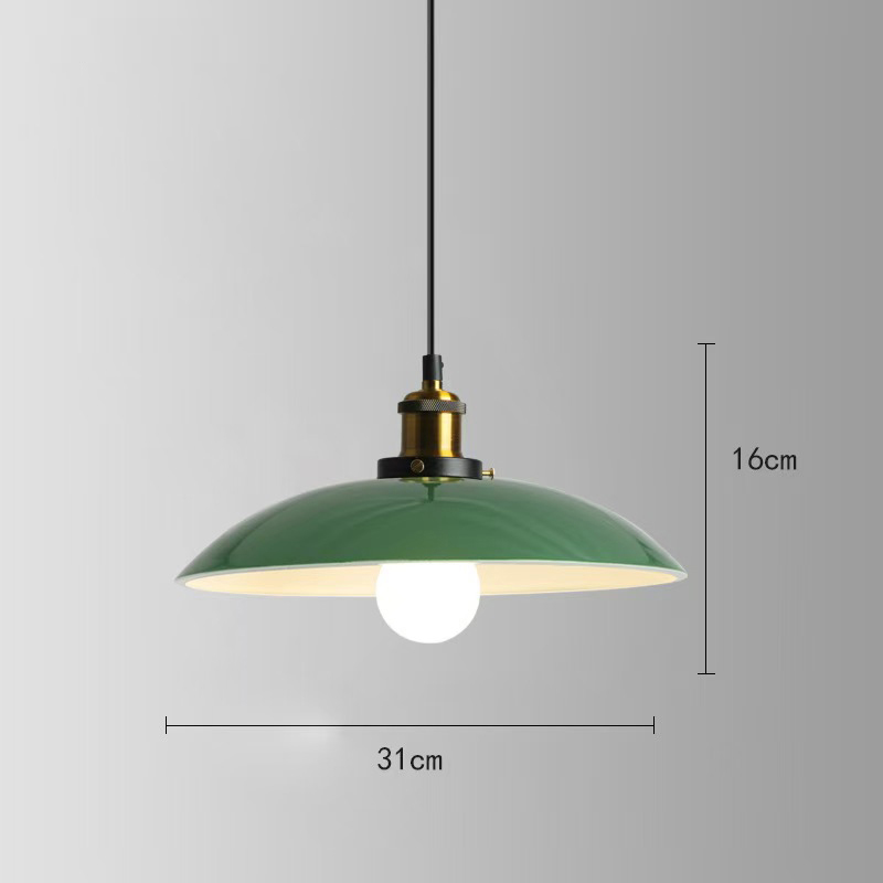 1950s diner furniture pendant light R-8949,Green oval style with copper top with wire retro diner pendant lights
