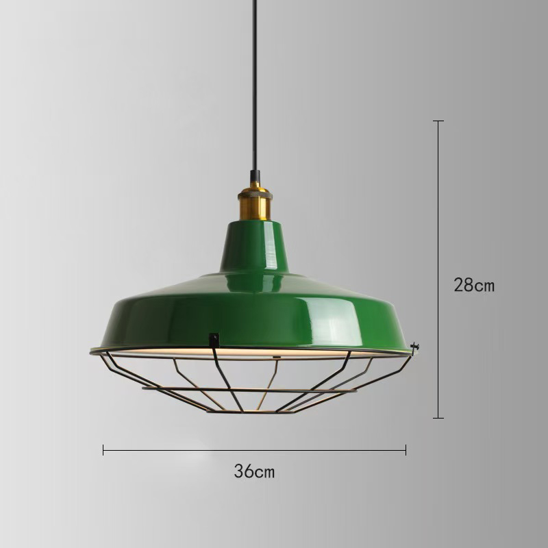Red/green calabash style with guard with copper top retro diner pendant lights
,American 1950s retro diner pendant lights R-8953